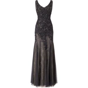 Adrianna Papell Beaded Maxi Dress